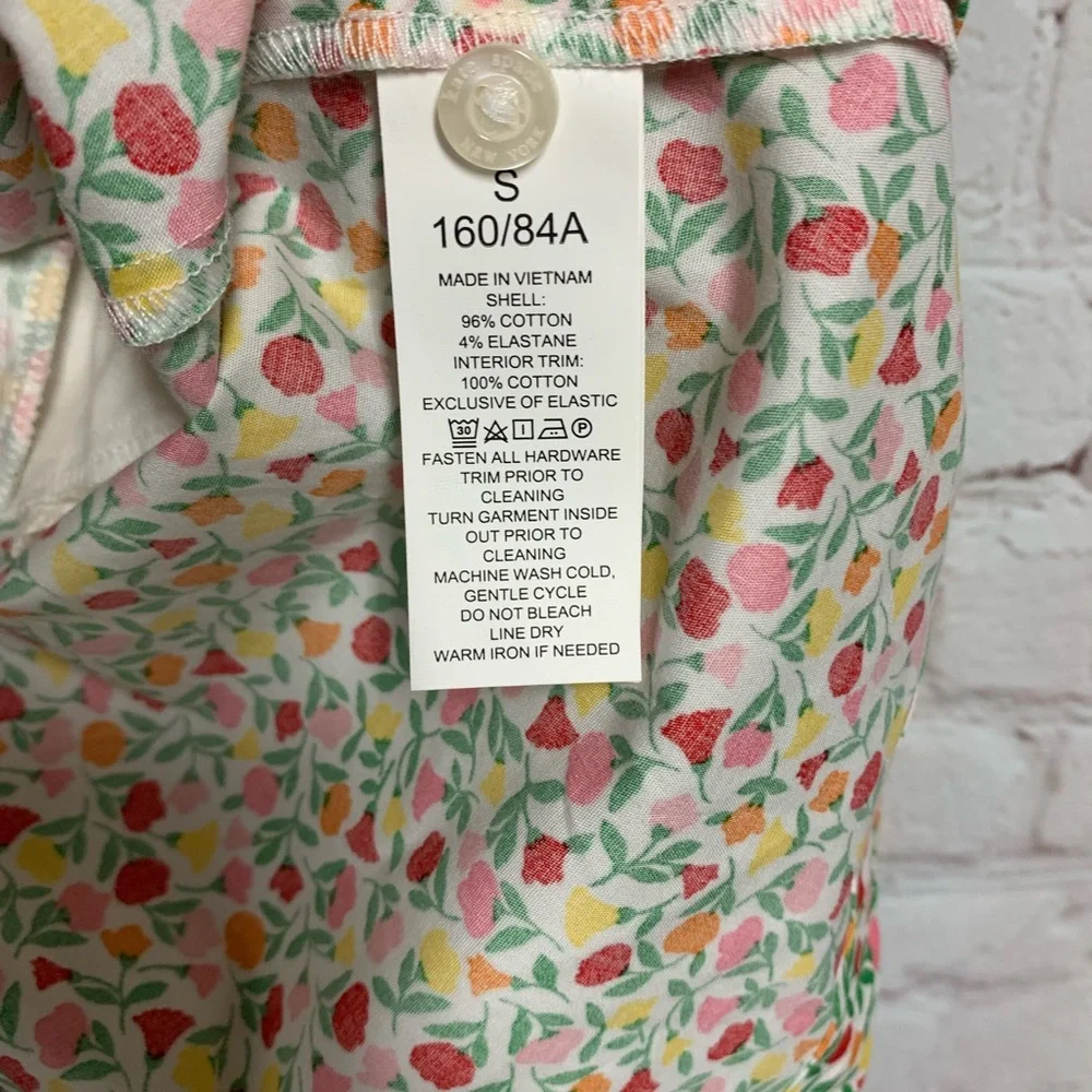 kate spade Cream Floral Midi Dress with Pink, Green and Yellow Accents